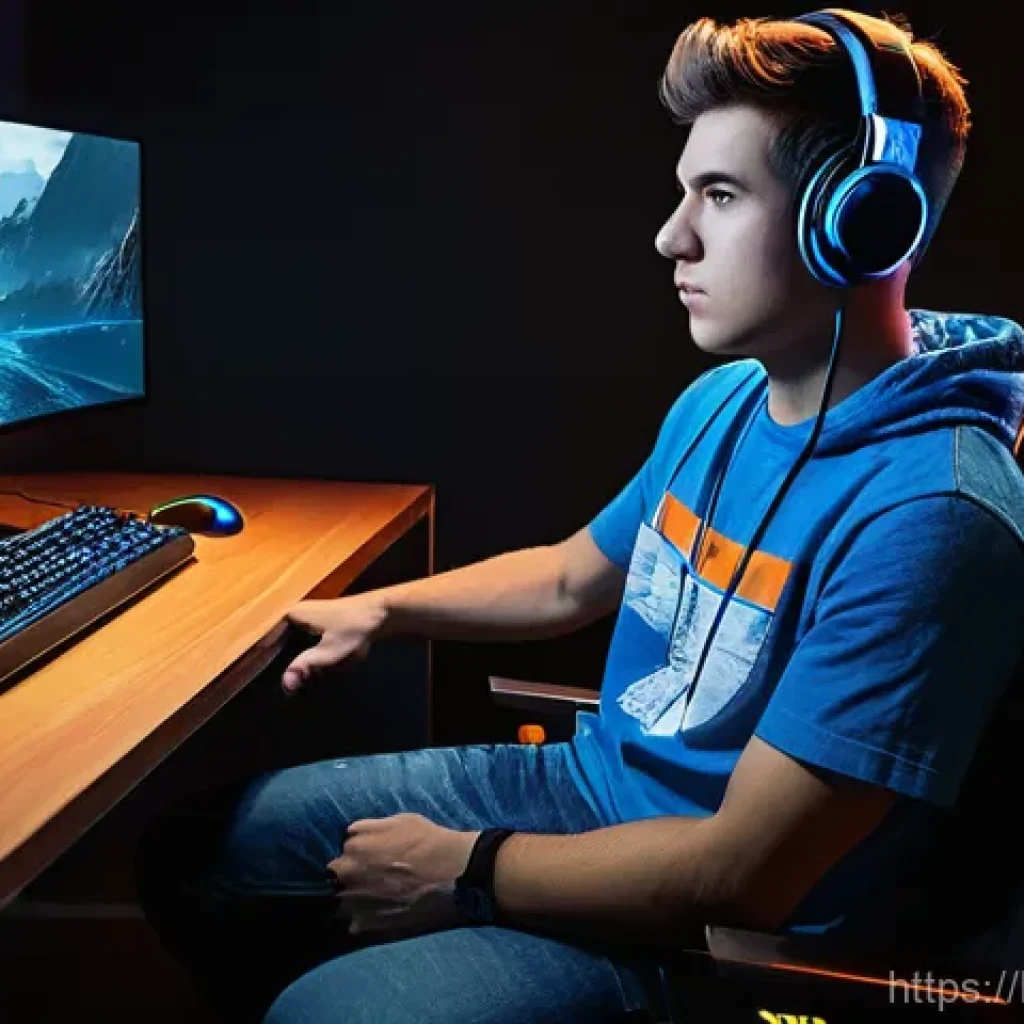 패스 오브 엑자일 핑 문제 해결 - **Prompt 1: Wired Gaming Supremacy**
"A young adult male gamer, in his early twenties, intensely...