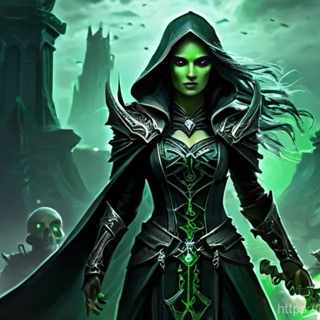 패스 오브 엑자일 소환수 빌드 가이드 - **A Powerful Necromancer Commanding Undead Hordes**
A formidable female Necromancer, mid-twentie...